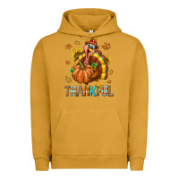 Pigment Peanut Butter Thankful Turkey Urban Hoodie - texasbilliewilder