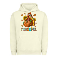 Pigment Pistachio Thankful Turkey Urban Hoodie - texasbilliewilder
