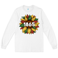 White juneteenth 1865 sunflower Long Sleeve Tee - Artiststas