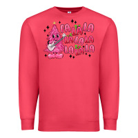 Cardinal pink christmas fa la la Premium Sweatshirt - MaliasSmallBusiness