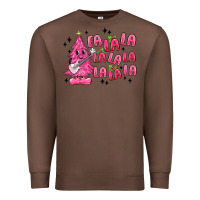 Chestnut pink christmas fa la la Premium Sweatshirt - MaliasSmallBusiness