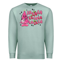 Seafoam pink christmas fa la la Premium Sweatshirt - MaliasSmallBusiness