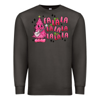 Smoke pink christmas fa la la Premium Sweatshirt - MaliasSmallBusiness