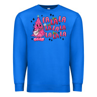 True Royal pink christmas fa la la Premium Sweatshirt - MaliasSmallBusiness
