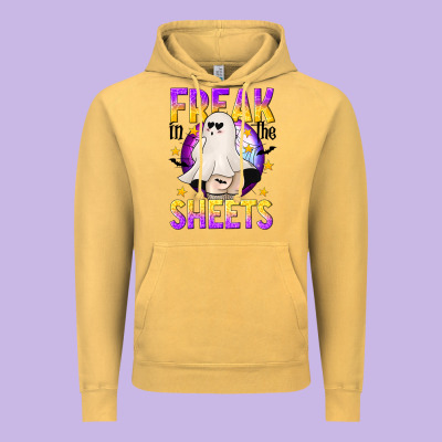 Freak In The Sheets Vintage Hoodie Designed By Texasbilliewilder