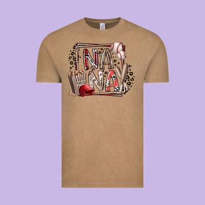 Nana Baseball Vintage Tee Designed By Racoondesign