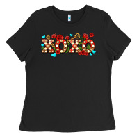 Black xoxo roses and keys Ladies Tee - AdoDesignShop