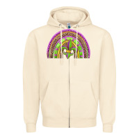 Sandshell mardi gras rainbow Zipper Hoodie - Jasminsmagicworld