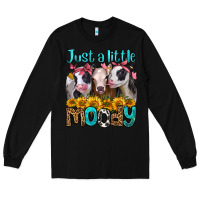 Black just a little moody heifers Long Sleeve Tee - Jasminsmagicworld