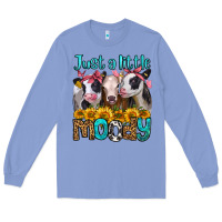 Colony Blue just a little moody heifers Long Sleeve Tee - Jasminsmagicworld