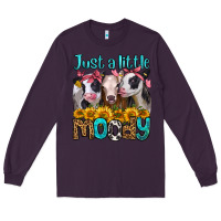 Plum just a little moody heifers Long Sleeve Tee - Jasminsmagicworld