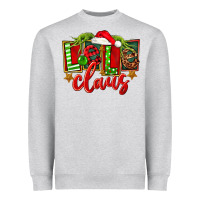 Heather Grey christmas lele claus Heavyweight Sweatshirt - FaDigitalArtStudio