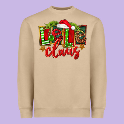 Christmas Lele Claus Heavyweight Sweatshirt Designed By Fadigitalartstudio