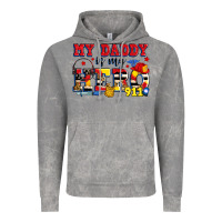 Cloud Rock my daddy is my hero dispatcher Vintage Hoodie - Zillion Design Studio