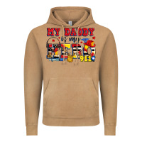 Vintage Camel my daddy is my hero dispatcher Vintage Hoodie - Zillion Design Studio
