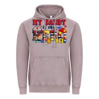 Vintage Zinc my daddy is my hero dispatcher Vintage Hoodie - Zillion Design Studio