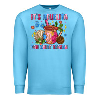 Ocean Blue its abuelita and pan dulce season Premium Sweatshirt - MaliasSmallBusiness