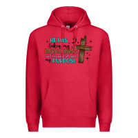 Cardinal he has taken my brokenness and turned it into my p Premium Hoodie - Artiststas