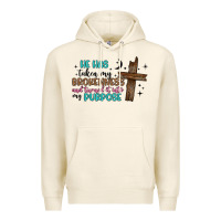 Tofu he has taken my brokenness and turned it into my p Premium Hoodie - Artiststas