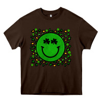 Chocolate Brown st patrick s day artiststas Heavy Core Tee - Artiststas