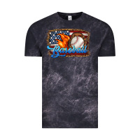 Cloud Black western american flag baseball Vintage Tee - HRA Design Shop