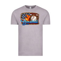 Western American Flag Baseball Vintage Tee | Teevron