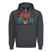 Smoke Western Cat Mom Zipper Hoodie - LillyAllenDesigns