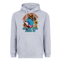 Heather Grey lord have mercy baby got her blue jeans on Heavyweight Hoodie - NancyCooperArtShop