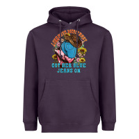 Plum lord have mercy baby got her blue jeans on Heavyweight Hoodie - NancyCooperArtShop