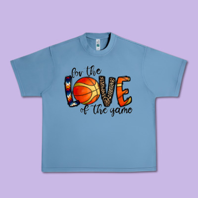 For The Love Of The Game Basketball Urban Heavy Tee Designed By Cowhidedigitalart