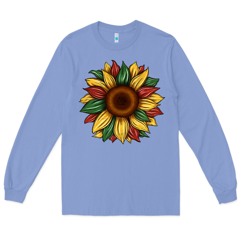 Juneteenth Sunflower Long Sleeve Tee by Artiststas | Teevron