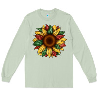Matcha juneteenth sunflower Long Sleeve Tee - Artiststas