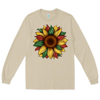 Mushroom juneteenth sunflower Long Sleeve Tee - Artiststas