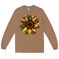 Toasted Coconut juneteenth sunflower Long Sleeve Tee - Artiststas