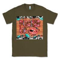 Army Green pucker up Classic Tee - JahusDesignShop