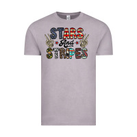Vintage Zinc stars and stripes Vintage Tee - CowhideDigitalArt