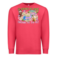 Cardinal id rather be home finishing my tbr pile Premium Sweatshirt - MaliasSmallBusiness