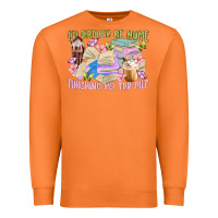 Carrot id rather be home finishing my tbr pile Premium Sweatshirt - MaliasSmallBusiness