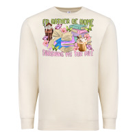Sandshell id rather be home finishing my tbr pile Premium Sweatshirt - MaliasSmallBusiness