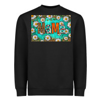Black western daisy mama skinny metal can holder Heavyweight Sweatshirt - HRA Design Shop