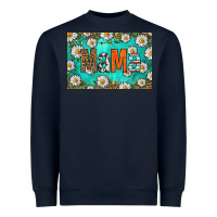 Western Daisy Mama Skinny Metal Can Holder Heavyweight Sweatshirt | Teevron