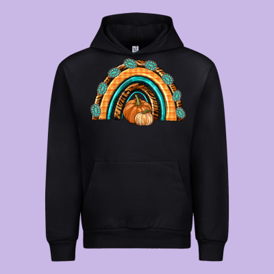 Rainbow Thankful With Gemstone Urban Hoodie Designed By Texasbilliewilder