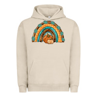 Pigment French Oak Rainbow Thankful with Gemstone Urban Hoodie - texasbilliewilder