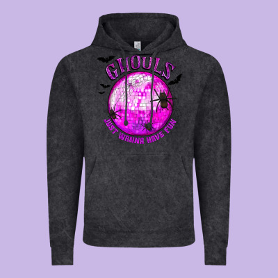 Ghouls Just Wanna Have Fun Vintage Hoodie Designed By Texasbilliewilder