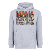 Heather Grey mama needs a drink Heavyweight Hoodie - NancyCooperArtShop