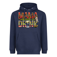 Navy mama needs a drink Heavyweight Hoodie - NancyCooperArtShop