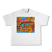 Lunar Rock american flag firefighter wife Urban Heavy Tee - HRA Design Shop