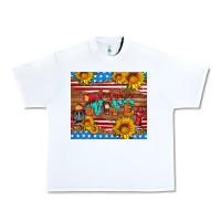 White american flag firefighter wife Urban Heavy Tee - HRA Design Shop