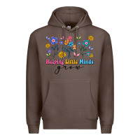 Coffee helping little minds grow Premium Hoodie - Artiststas