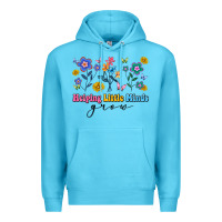 Ocean Blue helping little minds grow Premium Hoodie - Artiststas
